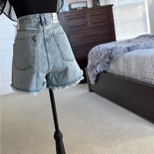 Denim Forum Light Blue Jean Shorts